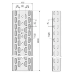 KZ 60X150X1.50 PO - koryto kablowe(3/12/288 m)