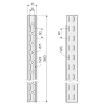 KZ 60X50X1.50 PO - KORYTO KABLOWE (3/12/510 m)