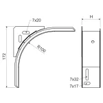 NRD 100 F - element redukcyjny (1 szt.)