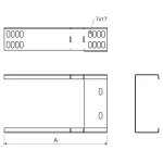 OSHK 100X250 F - odgałęzienie pionowo-poziome