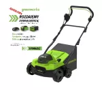 40 V areator/wertykulator Greenworks GD40SC36