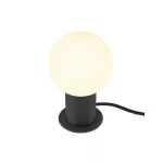 VARYT, lampa stołowa, okrągła, 1x max. 6W, E14, czarna