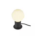 VARYT, lampa stołowa, okrągła, 1x max. 6W, E14, czarna