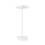 VINOLINA ONE, lampa stołowa, bateria, IP54, 2700 K, TOUCH, biała