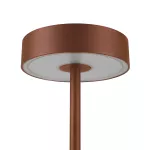 VINOLINA, lampa stołowa, bateria, IP54, 2700/3000 K, TOUCH, kolor rdzy