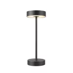 VINOLINA, lampa stołowa, bateria, IP54, 2700/3000 K, TOUCH, czarna