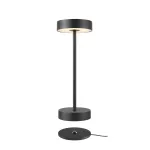 VINOLINA, lampa stołowa, bateria, IP54, 2700/3000 K, TOUCH, czarna