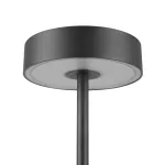 VINOLINA, lampa stołowa, bateria, IP54, 2700/3000 K, TOUCH, czarna