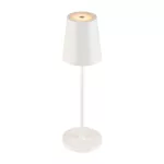 VINOLINA TWO, lampa stołowa, bateria, IP65, 2200/2700/3000 K, TOUCH, biała