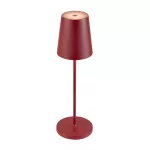 VINOLINA TWO, lampa stołowa, bateria, IP65, 2200/2700/3000 K, TOUCH, czerwona