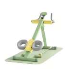 Yesoul ABS Roller Gym Equipment WT50 Zielony | Sprzęt do ćwiczeń mięśni brzucha |