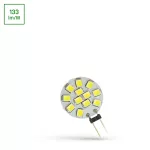 LED G4 12V 1,2W 12 LED CW 20mm SPECTRUM