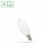 LED ŚWIECOWA E-14 230V 6W COG WW MILKY SPECTRUM