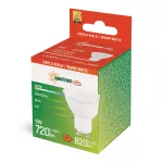 LED GU10 230V 9W SMD WW z MLECZNĄ SZYBKĄ biała    SPECTRUM