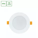 DURE 3 DOWNLIGHT 8W CW 230V 110st IP54 IK06 118x31 BIAŁY okrągła zasilacz zintegrowany