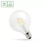 LED GLOB G125 E-27 230V 8W COG WW CLEAR SPECTRUM