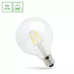 LED GLOB G125 E-27 230V 8W COG NW CLEAR SPECTRUM