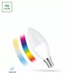 LED ŚWIECOWA 4,9W E-14 230V RGBW+CCT+DIM BTM Spectrum SMART Easy Smart