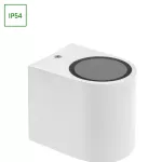 PARETE GU10 X1 JEDNOKIERUNKOWY KINKIET 250V IP54 80 x 73 x 95mm BIAŁY