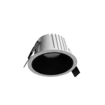 ORBITO DOWNLIGHT 10W WW 230V 40st IP44 Ra90 UGR&lt;19 97X65MM BIAŁY/CZARNY MAT okrągła 5 lat gw