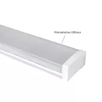 LIMEA PRISMATICA  1200mm 40W NW 230V 100st IP44 IK10 1200x110x60mm 5 lat gw.