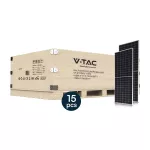 DEDYKOWANY ZESTAW PANELI FOTOWOLTAICZNYCH O MOCY (6,15 kW) PANEL VT-410 O MOCY 410kWP x 15 SZT / MONO KRYSTALICZNY / HALF CUT / W RAMIE ALUMINIOWEJ / KABEL 100CM 4mm² / WYMIARY (D:1722*1134*35MM)