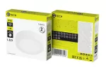 G-TECH OPRAWA DOWNLIGHT FABRO, LED, 6W, 540lm, 4000K, AC220-240V, IP44, NATYNKOWA, OKRĄGŁY, BIAŁY