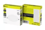 G-TECH OPRAWA DOWNLIGHT FABRO, LED, 6W, 540lm, 4000K, AC220-240V, IP44, WPUSZCZANA, OKRĄGŁY, BIAŁY