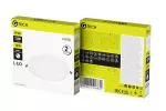 G-TECH OPRAWA DOWNLIGHT FABRO, LED, 12W, 1200lm, 4000K, AC220-240V, IP44, WPUSZCZANA, OKRĄGŁY, BIAŁY