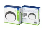 OPRAWA KANAŁOWA KODO, LED, 8W, 720lm, 4000K, AC180-250V, IP54, IK08, OKRĄGŁA, CZARNY