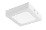 G-TECH OPRAWA DOWNLIGHT FABRO, LED, 6W, 540lm, 4000K, AC220-240V, IP44, NATYNKOWA, KWADRAT, BIAŁY