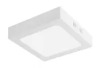 G-TECH OPRAWA DOWNLIGHT FABRO, LED, 12W, 1200lm, 4000K, AC220-240V, IP44, NATYNKOWA, KWADRAT, BIAŁY