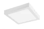 G-TECH OPRAWA DOWNLIGHT FABRO, LED, 18W, 1800lm, 4000K, AC220-240V, IP44, NATYNKOWA, KWADRAT, BIAŁY