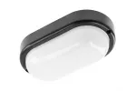 OPRAWA KANAŁOWA KODO, LED, 8W,720lm, 4000K, AC180-250V, IP54, IK08, OWALNA, CZARNY