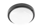 OPRAWA KANAŁOWA KODO, LED, 12W, 1080lm, 4000K, AC180-250V, IP54, IK08, OKRĄGŁA, CZARNY