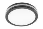 PLAFONIERA MARS LED 9 w 1, 24/18/12W, 100lm/W, CCT, AC220-240V, IP65, CZARNY