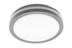 PLAFONIERA MARS LED 9 w 1, 24/18/12W, 100lm/W, CCT, AC220-240V, IP65, SZARY