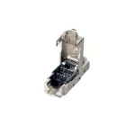 Wtyk RJ45 kat. 6 STP, srebrny