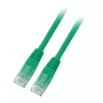 Patchcord RJ45 U/UTP kat. 6 PVC CCA zielony 10m