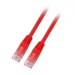 Patchcord RJ45 U/UTP kat. 6 PVC CCA czerwony 7,5m