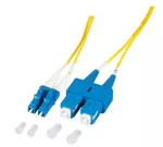 Patchcord SM, 9/125, SC/PC-LC/PC duplex dł. 1m