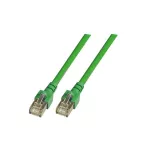 Patchcord RJ45 SF/UTP kat. 5e PVC CCA zielony 0,5m