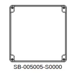 OBUDOWA ABS 210x210x90 IP67