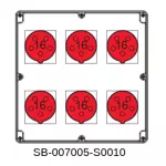 ROZDZIELNICA;6X5X16A;INA=16A;IP54