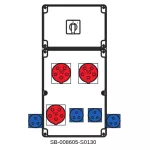 ROZDZIELNICA BEZ BEZPIECZNIKÓW;0-1(16A);3X5X16A;4X3X16A;INA=16A;IP54