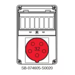 ROZDZIELNICA BEZ BEZPIECZNIKÓW;5X32A;INA=32A;IP54