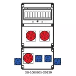 ROZDZIELNICA BEZ BEZPIECZNIKÓW;3X5X16A;4X3X16A;INA=32A;IP54