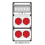 ROZDZIELNICA BEZ BEZPIECZNIKÓW;4X5X32A;INA=32A;IP54