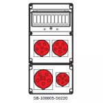 ROZDZIELNICA BEZ BEZPIECZNIKÓW;5X63A;2X5X32A;1X5X16A;INA=63A;IP54