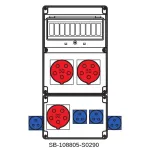 ROZDZIELNICA BEZ BEZPIECZNIKÓW;3X5X32A;4X3X16A;INA=32A;IP54